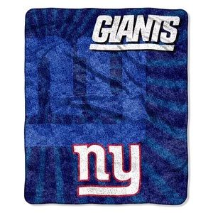 NY Giants sherpa throw blanket